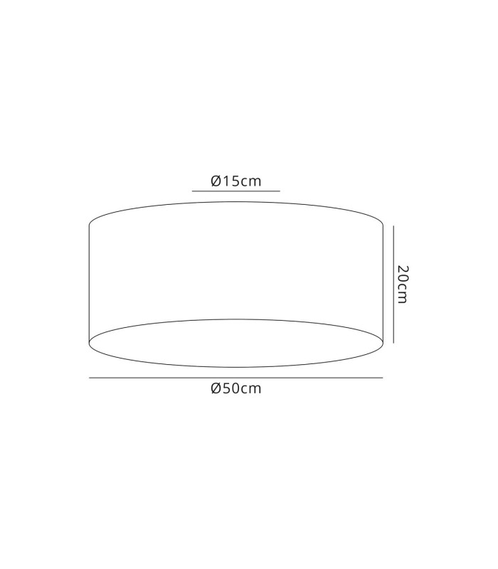 Baymont White 5 Light E27 Universal Flush Ceiling Fixture With 50cm x 20cm Gold Leaf With White Lining Shade-3