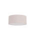 Baymont White 5 Light E27 Universal Flush Ceiling Fixture With 60cm x 22cm Dual Faux Silk Shade Nude Beige/Moonlight-2