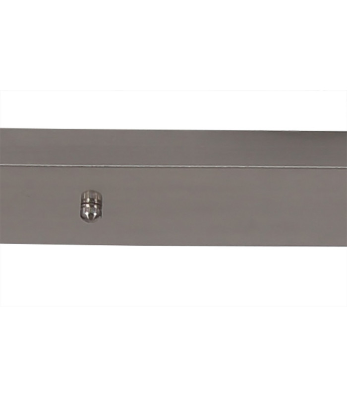 Baymont Polished Chrome 3 Light E27 Linear Pendant With 30cm x 17cm Silver Leaf Shade 2m-7