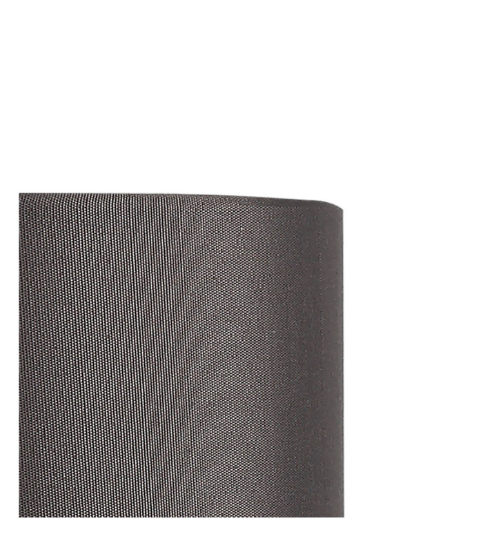 Baymont Polished Chrome 3 Light E27 Linear Pendant With 12cm x 20cm Faux Silk Shade Grey-9