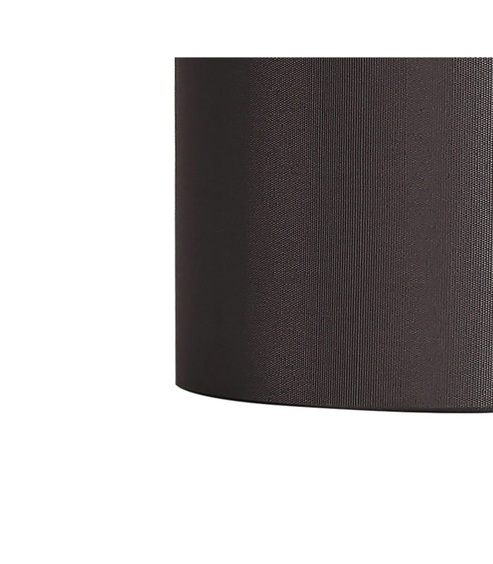 Baymont Polished Chrome 3 Light E27 Linear Pendant With 12cm x 20cm Faux Silk Shade Grey-10