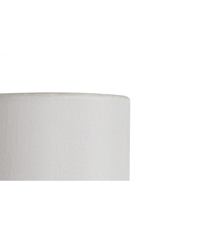 Baymont Polished Chrome 3 Light E27 Linear Pendant With 12cm x 20cm Faux Silk Shade White-12
