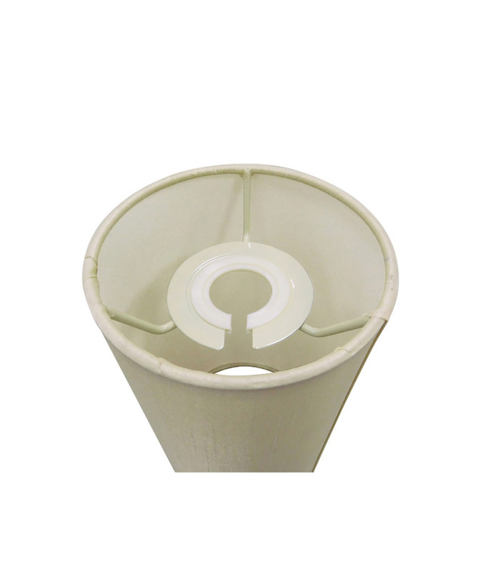 Baymont Satin Nickel 3 Light E27 Linear Pendant With 12cm Faux Silk Shade Ivory Pearl/White Laminate-8