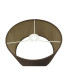 Baymont Polished Chrome 3 Light E27 Linear Pendant With 30cm x 17cm Dual Faux Silk Shade Raw Cocoa/Grecian Bronze-8