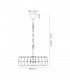 Cage Ceiling Pendant 5 Light E27 Black - 3