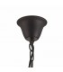 Cage Ceiling Pendant 5 Light E27 Black - 7