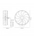 Cage Wall Lamp 5 Light E27 Black - 3
