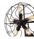 Cage Wall Lamp 5 Light E27 Black - 5
