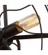 Cage Wall Lamp 5 Light E27 Black - 7