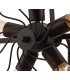 Cage Wall Lamp 5 Light E27 Black - 8
