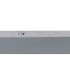 Baymont Polished Chrome 3 Light E27 Linear Pendant With 30cm x 17cm Silver Leaf Shade 3m-7