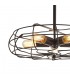 Semi Flush Ceiling Cage 5 Light E27 Black - 6