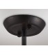 Semi Flush Ceiling Cage 5 Light E27 Black - 8