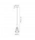 Cage Ceiling Pendant 1 Light E27 Black - 3