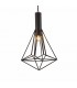 Cage Ceiling Pendant 1 Light E27 Black - 4