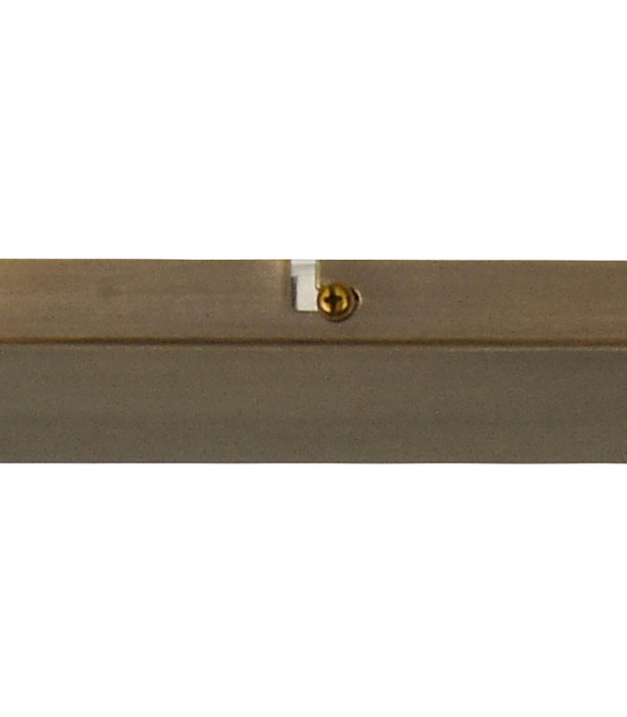 Baymont Antique Brass 3 Light E27 Linear Pendant With 40cm x 18cm Faux Silk Shade Black/White Laminate-7