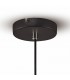 Cage Ceiling Pendant 1 Light E27 Black - 6