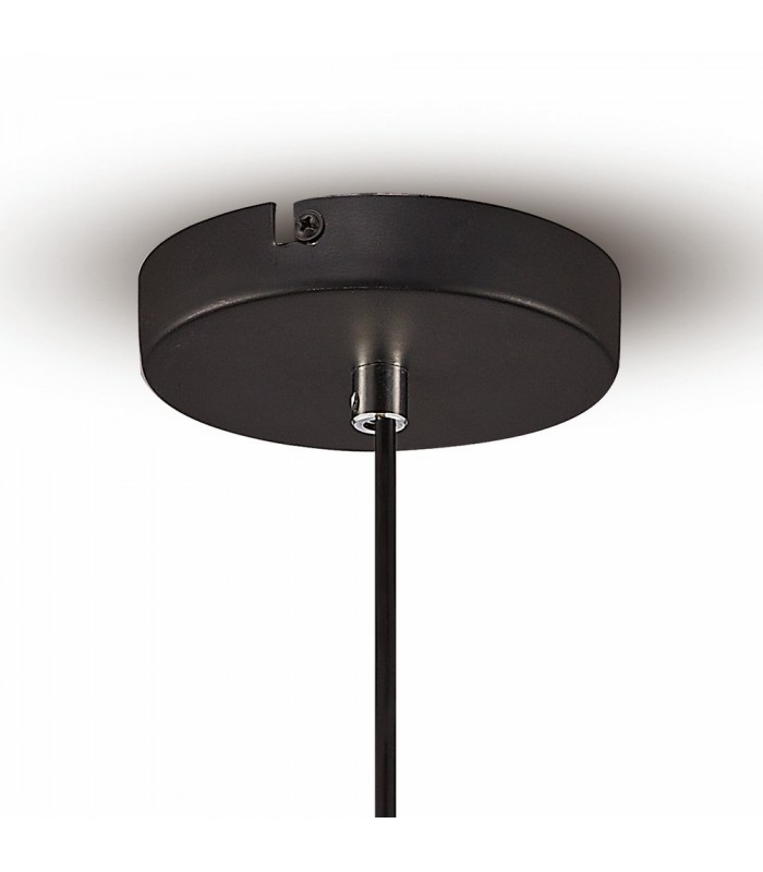 Cage Ceiling Pendant 1 Light E27 Black - 6