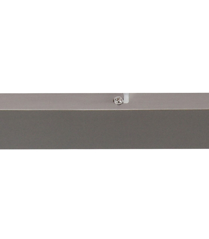 Baymont Satin Nickel 3 Light E27 Linear Pendant With 40cm x 18cm Dual Faux Silk Shade Midnight Black/Green Olive-7