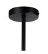 Baymont 12cm Satin Black E27 Universal Semi Flush Fixture Suitable For A Vast Selection Of Shades-4