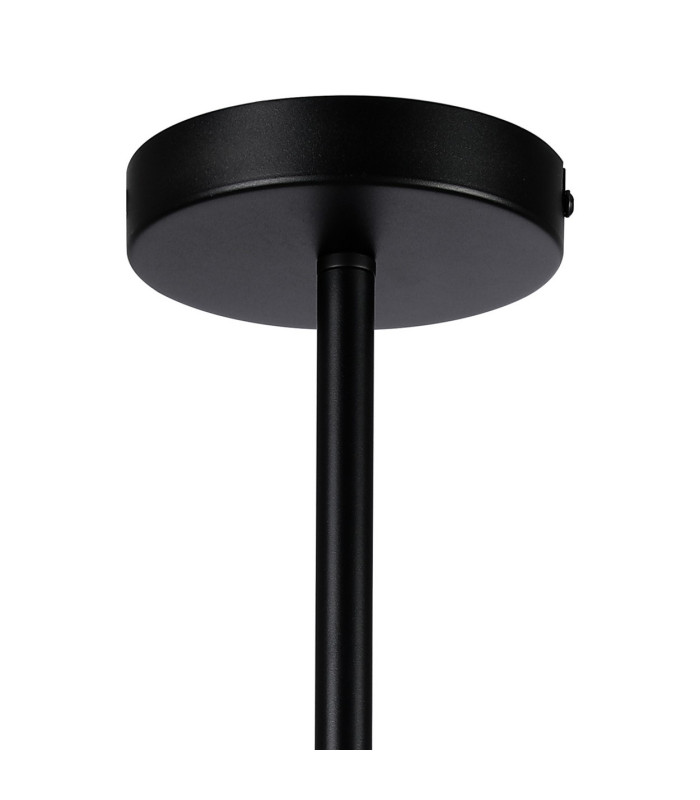 Baymont 12cm Satin Black E27 Universal Semi Flush Fixture Suitable For A Vast Selection Of Shades-4