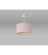 Baymont Polished Chrome E27 Semi Flush With 30cm x 17cm Dual Faux Silk Shade Taupe/Halo Gold-11