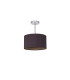 Baymont Polished Chrome E27 Semi Flush With 30cm x 17cm Dual Faux Silk Shade Midnight Black/Green Olive-4