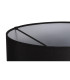Baymont Antique Brass E27 Semi Flush With 30cm x 17cm Faux Silk Shade Black/White Laminate-9
