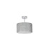 Baymont Polished Chrome E27 Semi Flush Fixture With 30cm x 17cm Silver Leaf Shade-4