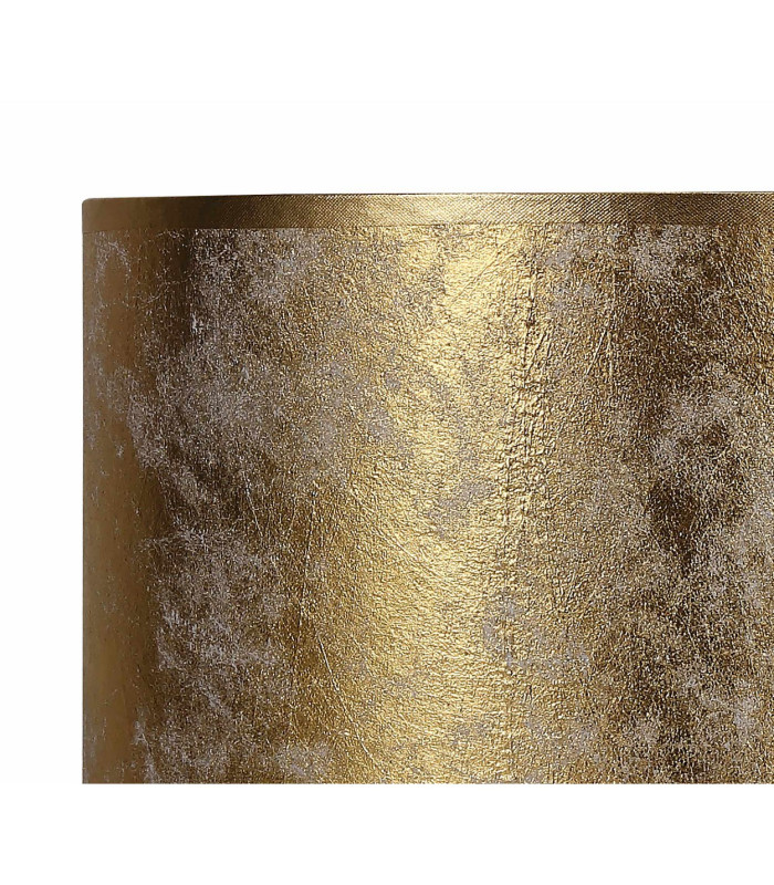 Baymont Antique Brass E27 Semi Flush Fixture With 30cm x 17cm Gold Leaf Shade With Frosted/AB Acrylic Diffuser-8