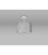 Baymont Polished Chrome E27 Semi Flush Fixture With 30cm x 17cm Silver Leaf Shade-13