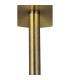 Baymont Antique Brass E27 Semi Flush With 40cm x 18cm Dual Faux Silk Shade Taupe/Halo Gold-6