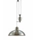 Pulley System Dome Ceiling Pendant E27 Satin Nickel - 8