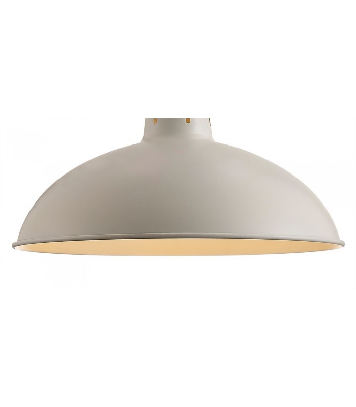 Pulley System Dome Ceiling Pendant E27 Matt White - 8