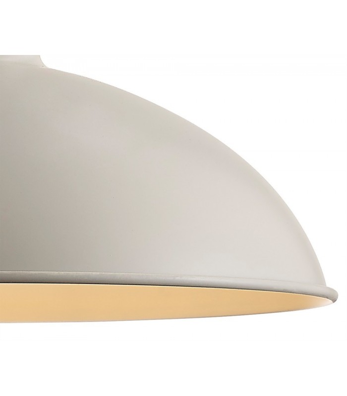 Pulley System Dome Ceiling Pendant E27 Matt White - 9