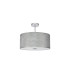 Baymont Polished Chrome E27 Semi Flush Fixture With 40cm x 18cm Silver Leaf Shade-4