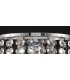 Glass Crystal Wall Lamp, E14 Switched Polished Chrome, Sphere Crystal - 10
