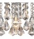 Wall Lamp 1 Light E14 Switched Polished Chrome, Prism Crystal - 8