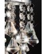 Wall Lamp 1 Light E14 Switched Polished Chrome, Prism Crystal - 9