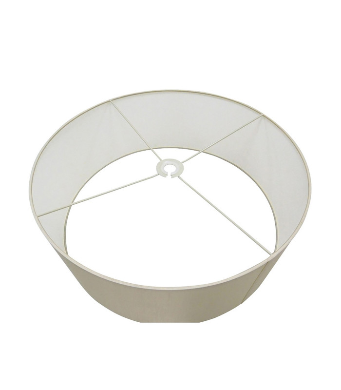 Baymont Antique Brass E27 Semi Flush With 60cm x 22cm Faux Silk Shade Ivory Pearl/White Laminate-8