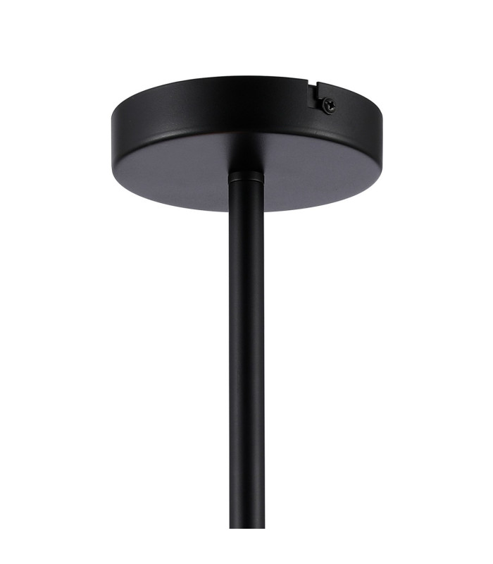 Baymont 25cm Satin Black 3 Light E27 Universal Semi Flush Fixture Suitable For A Vast Selection Of Shades-4