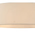 Baymont Polished Chrome 3 Light E27 Drop Flush With 45cm x 15cm Faux Silk Shade Ivory Pearl/White Laminate-7