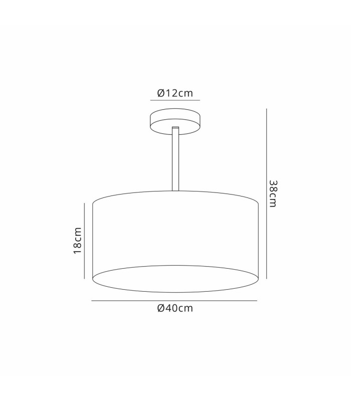 Baymont Polished Chrome 3 Light E27 Semi Flush Fixture With 40cm x 18cm Silver Leaf Shade-3