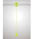 1.5m Suspension Kit 1 Light Green,90mm Plastic Base and Silicon Lampholder Cover, E27 Max 60W, c, w Ceiling Bracket - 2