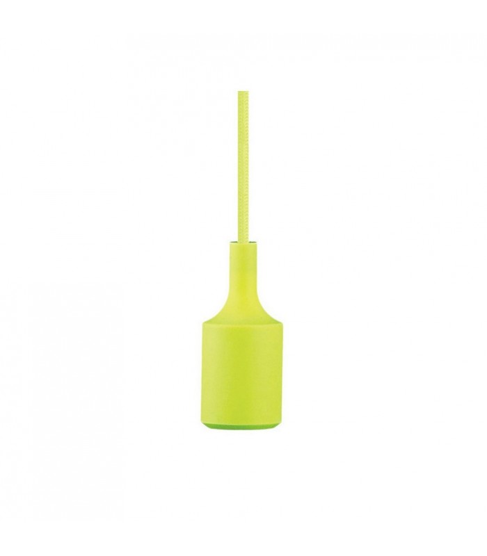 1.5m Suspension Kit 1 Light Green,90mm Plastic Base and Silicon Lampholder Cover, E27 Max 60W, c, w Ceiling Bracket - 5