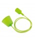 1.5m Suspension Kit 1 Light Green,90mm Plastic Base and Silicon Lampholder Cover, E27 Max 60W, c, w Ceiling Bracket - 6