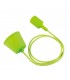 1.5m Suspension Kit 1 Light Green,90mm Plastic Base and Silicon Lampholder Cover, E27 Max 60W, c, w Ceiling Bracket - 7