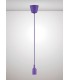 1.5m Suspension Kit 1 Light Purple,90mm Plastic Base and Silicon Lampholder Cover, E27 Max 60W, c, w Ceiling Bracket - 2