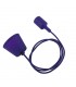 1.5m Suspension Kit 1 Light Purple,90mm Plastic Base and Silicon Lampholder Cover, E27 Max 60W, c, w Ceiling Bracket - 6