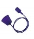 1.5m Suspension Kit 1 Light Purple,90mm Plastic Base and Silicon Lampholder Cover, E27 Max 60W, c, w Ceiling Bracket - 7